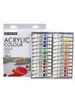 Без бренда «Коробка 24 шт.: Акриловые краски «Две картинки» 24 шт. по 12 мл, проф. пигмент» в Санкт-Петербурге