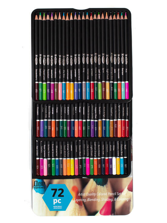 Тип товара Цветные  карандаши "Две картинки" 72 шт. в жестяной упаковке
