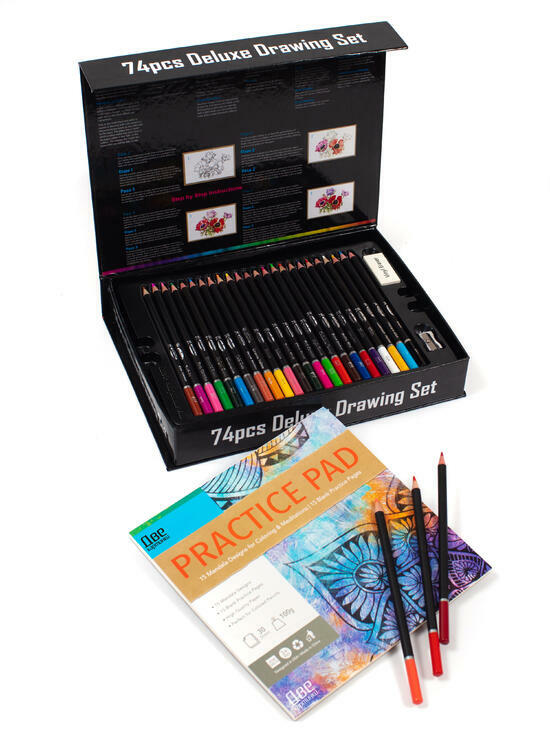 Тип товара Цветные  карандаши "Две картинки" 72 штуки., точилка, раскраска