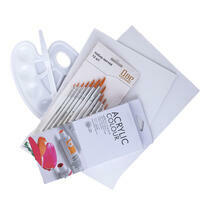 Без бренда «Набор подарочный «Две картинки»: краски акрил 12x12 мл, 2 холста 22x30 на мдф, 10 кистей, мастихин, палитра. Уценка (без упаковки)» в Санкт-Петербурге в интернет-магазине в Санкт-Петербурге Без бренда «Набор подарочный «Две картинки»: краски акрил 12x12 мл, 2 холста 22x30 на мдф, 10 кистей, мастихин, палитра. Уценка (без упаковки)» в Санкт-Петербурге