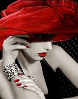 Без бренда «Коробка 20 шт: Девушка с красной шляпой» в Санкт-Петербурге