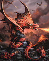 Без бренда «Коробка 20 шт: Дракон на скале» в Санкт-Петербурге