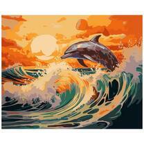 Дельфин на волне