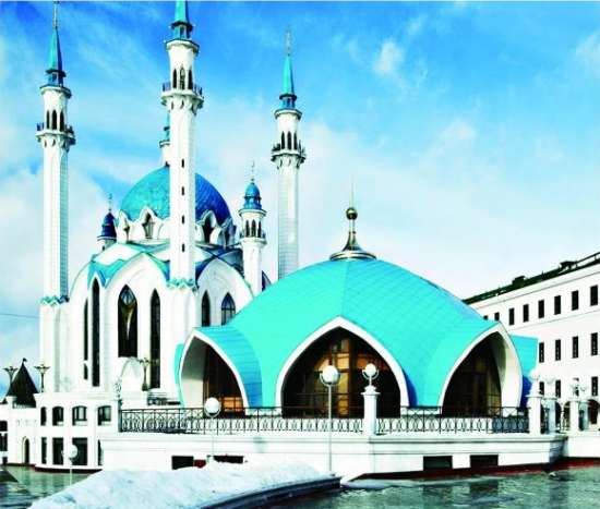 Алмазная мозаика 40x50 Мечеть Кул Шариф в республике Татарстан