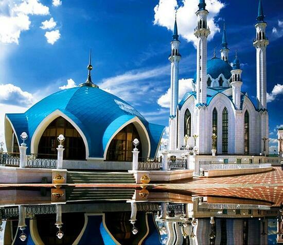 Алмазная мозаика 40x50 Мечеть Кул Шариф в Татарстане