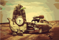 Пейзаж в жанре сюрреализм