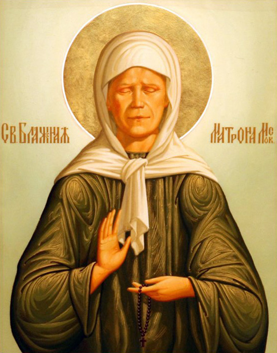 Алмазная мозаика 30x40 Икона Святой Матроны