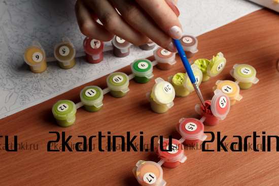 Картина по номерам 40x50 GX8999 Лев в стиле поп-арт за 995 руб. в интернет-магазине в Санкт-Петербурге Картина по номерам 40x50 Лев в стиле поп-арт