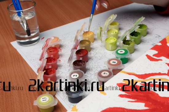 Картина по номерам 40x50 GX8999 Лев в стиле поп-арт за 995 руб. в интернет-магазине в Санкт-Петербурге Картина по номерам 40x50 Лев в стиле поп-арт