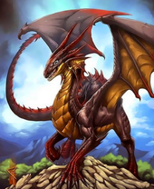 Дракон на вершине горы