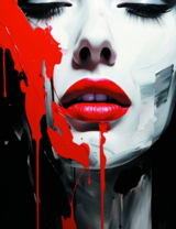 Без бренда «Портрет девушки в краске» в Санкт-Петербурге