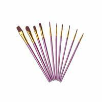 Без бренда «Кисти для рисования набор (10 шт) сиреневые» в Санкт-Петербурге в интернет-магазине в Санкт-Петербурге Без бренда «Кисти для рисования набор (10 шт) сиреневые» в Санкт-Петербурге