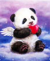 Панда-ангелочек